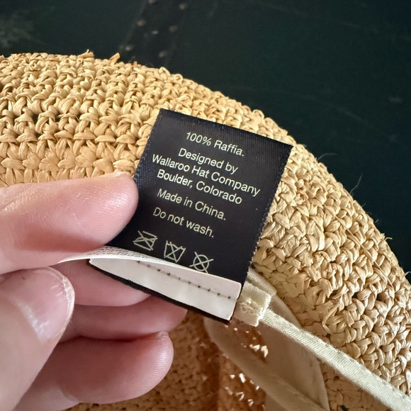 Wallaroo Women’s Raffia Cowboy Sun Hat With Beaded Band - Picture 7 of 9